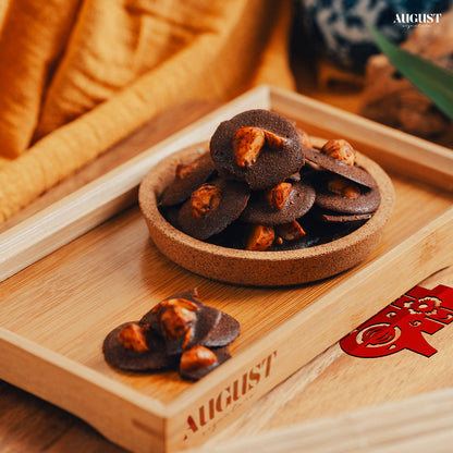 Best CNY goodies 2025 - Macadamia cocoa crisp cookies, a perfect blend of crunchy texture and rich cocoa flavor for Chinese New Year celebrations in Singapore.