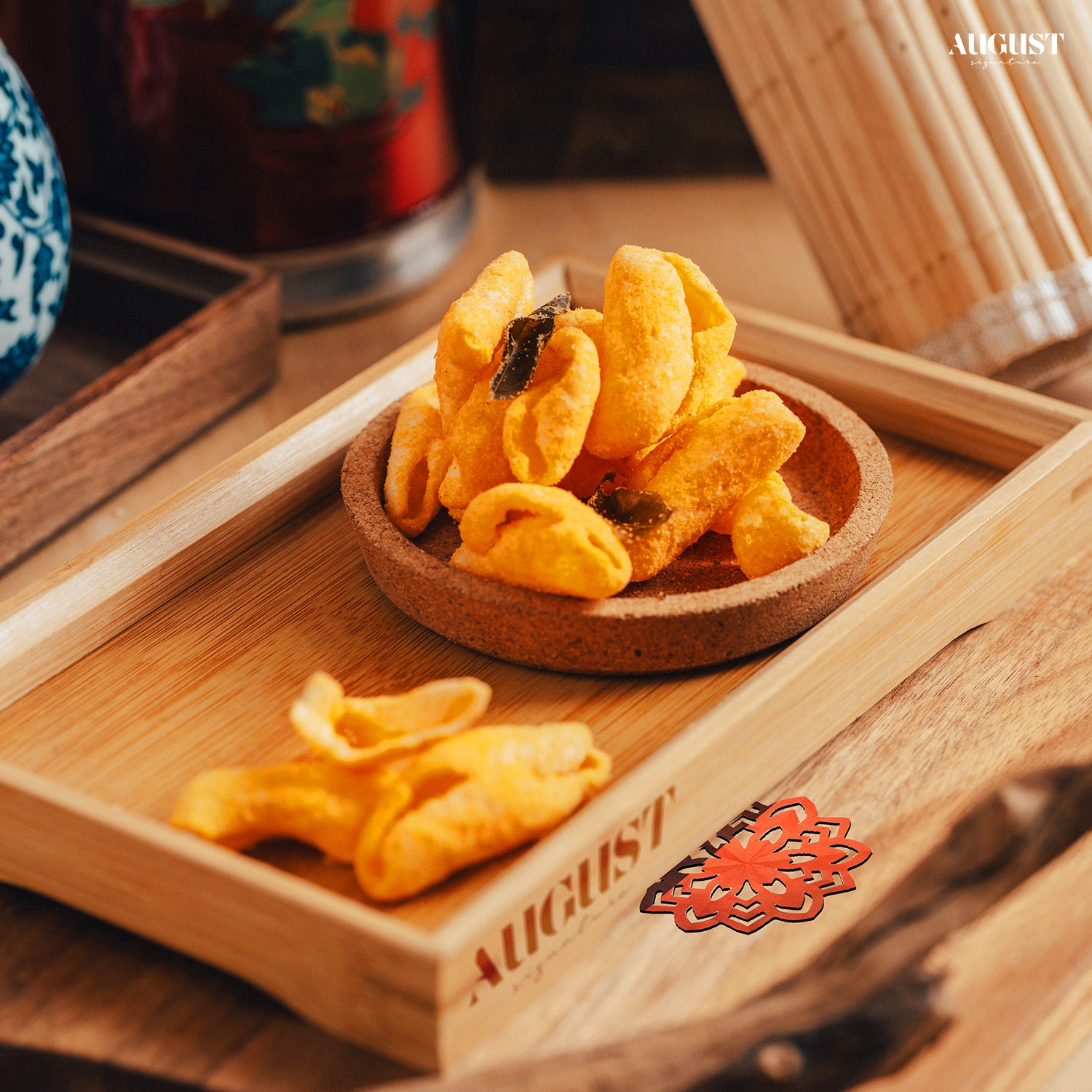 Best CNY goodies 2025 - Salted egg fish chips, a crispy and savory treat for Chinese New Year celebrations in Singapore, perfect for snacking and gifting.