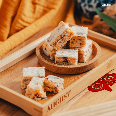 Delicious snowflake cranberry nougat cookies, a festive and indulgent CNY treat perfect for celebrations and gifting in Singapore.