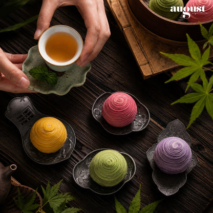 Peacock Collection: Signature Teochew Mooncake Gift Set (Box of 6) - August Signature