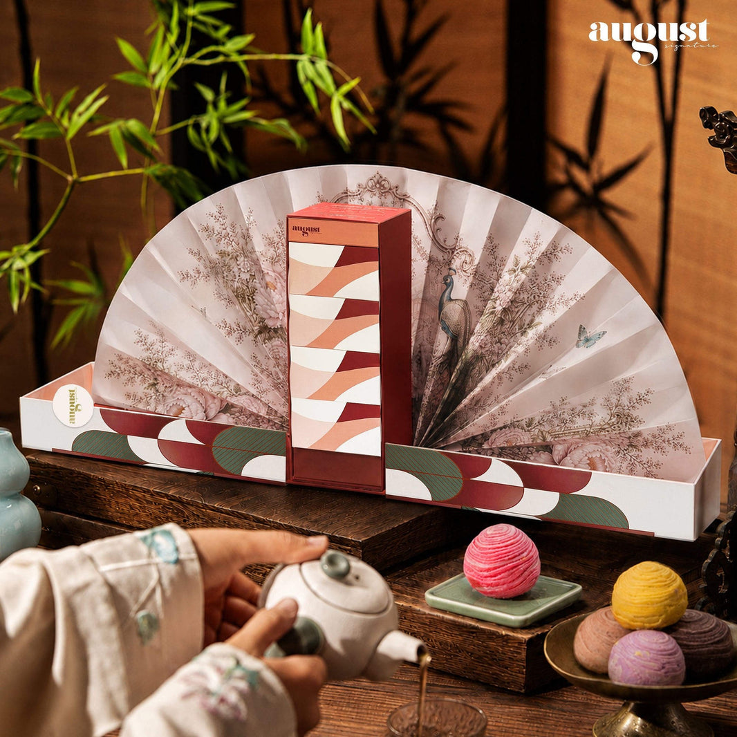 Peacock Collection: Signature Teochew Mooncake Gift Set (Box of 6)
