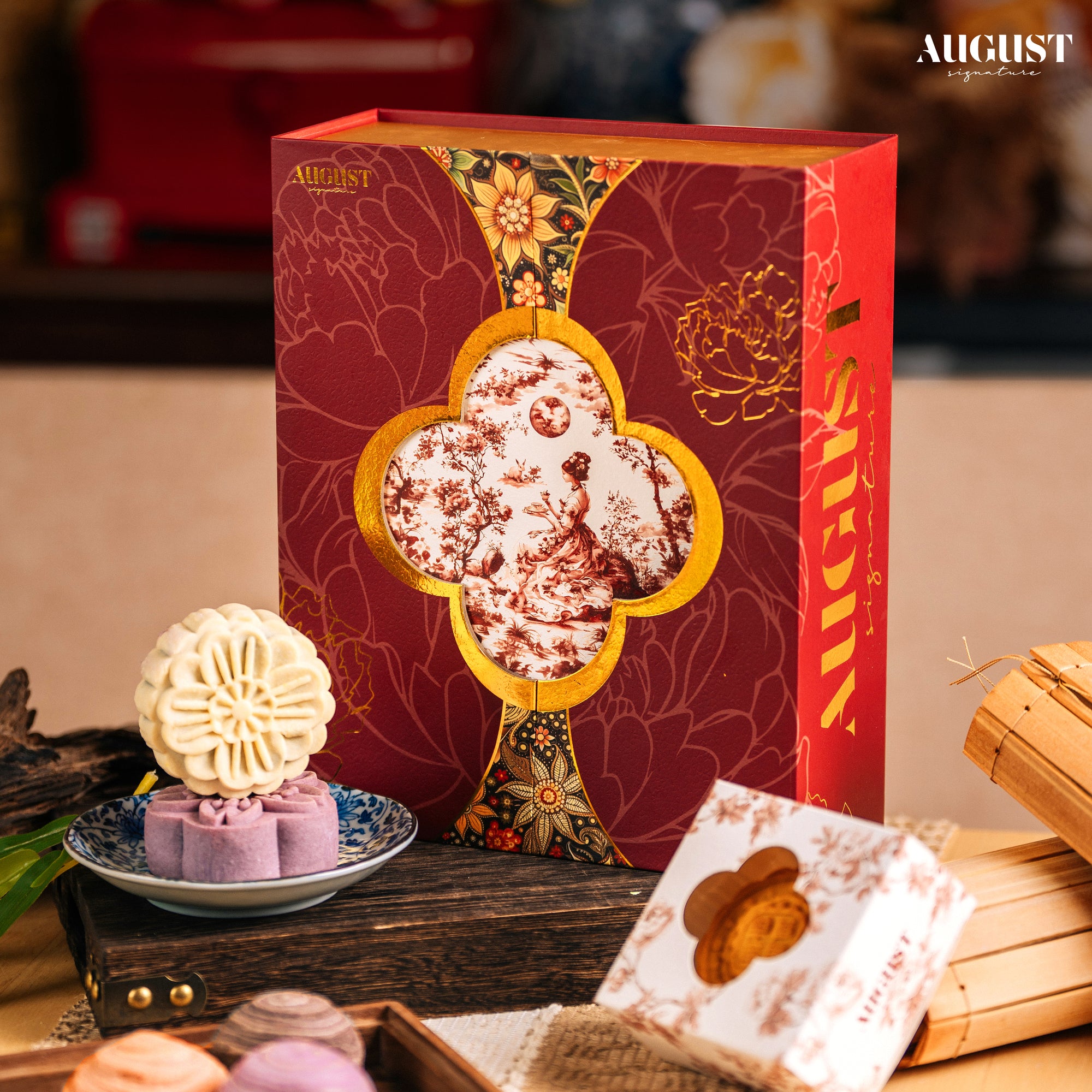 Imperial Traditional Assorted Mooncake (4 PCS): The Fusion Collection - August Signature